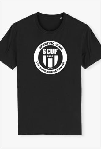 Tee-shirt noir floqué SCUF