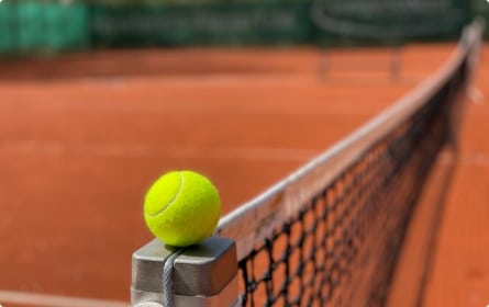 scuf tennis stage balle sur filet