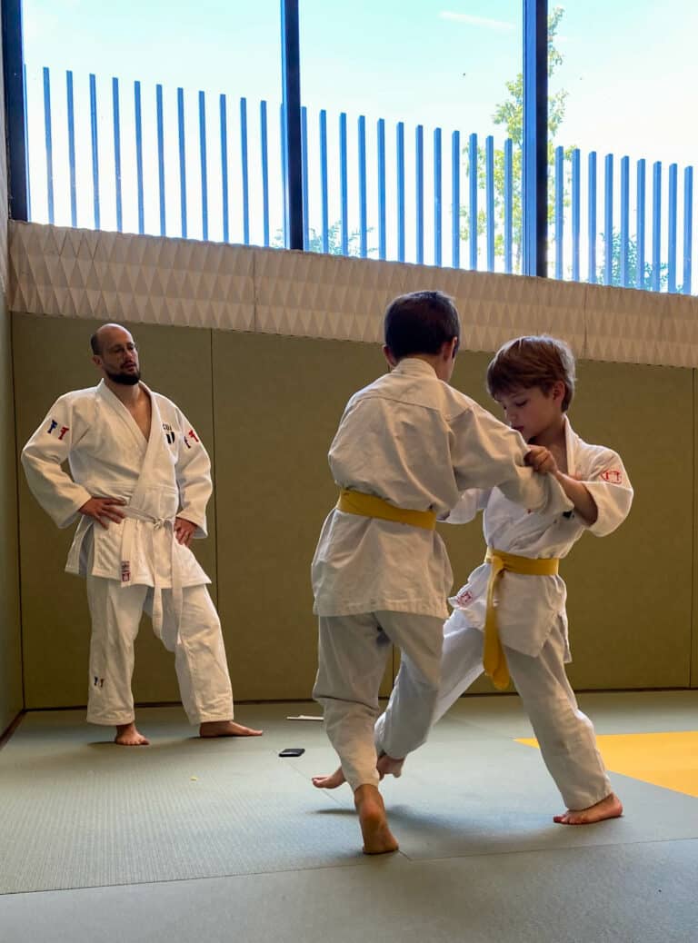 Entrainement enfants Judo paris 17 ème