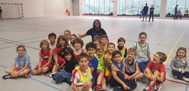 entrainement enfants Basket Gymnase Charles Mildé 75017