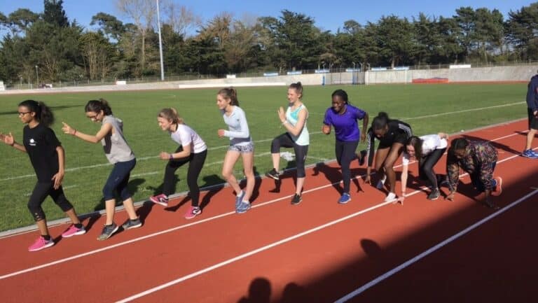 Entrainement Athlétisme SCUF décomposition course