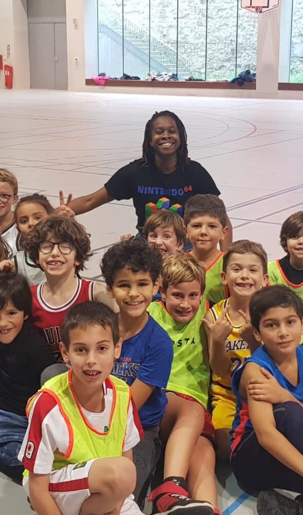 entrainement enfants Basket Gymnase Charles Mildé 75017
