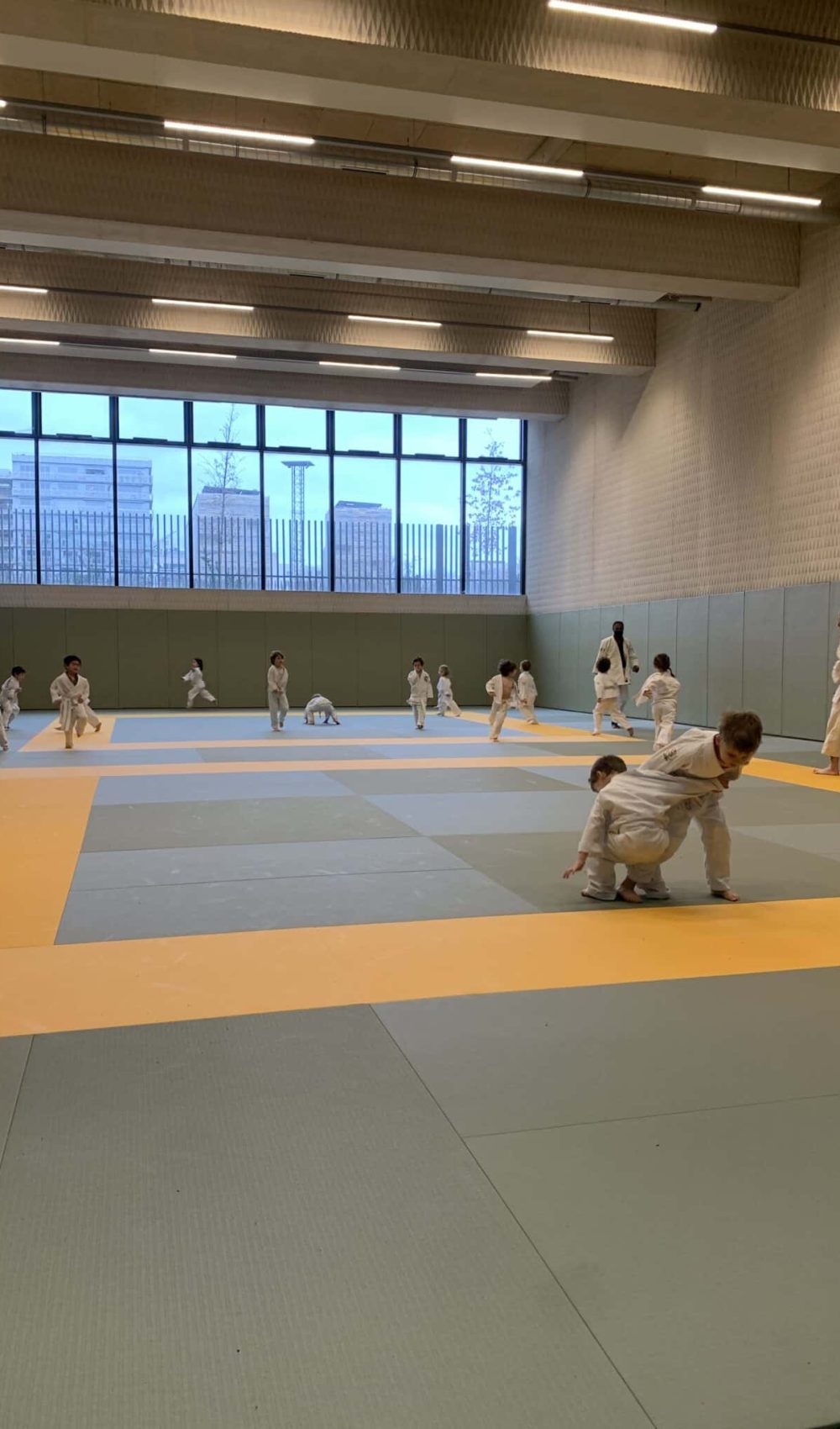 Baby judo au gymnase A.Lippman Paris 17eme