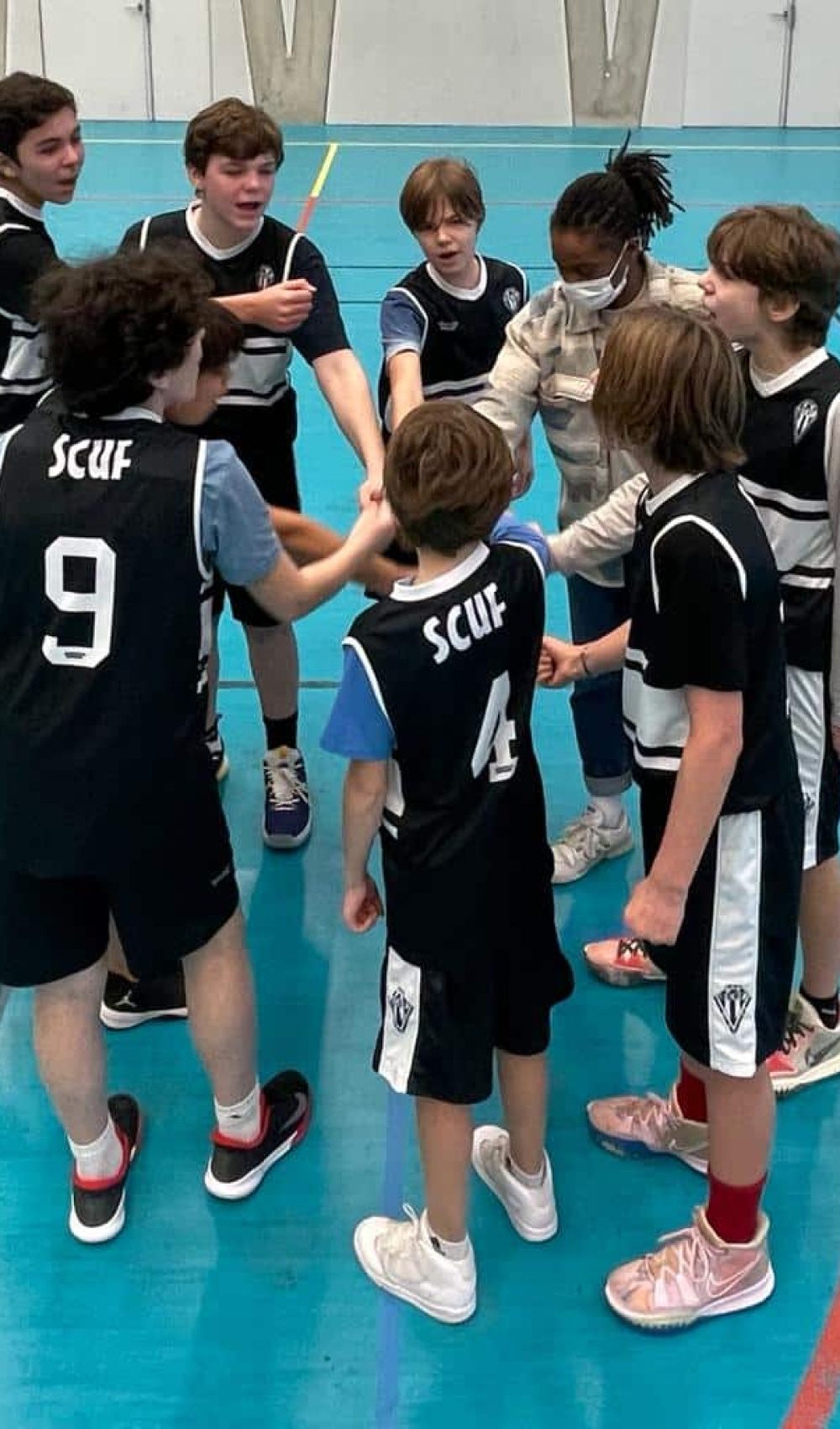 Motivation avant Match enfants Basket