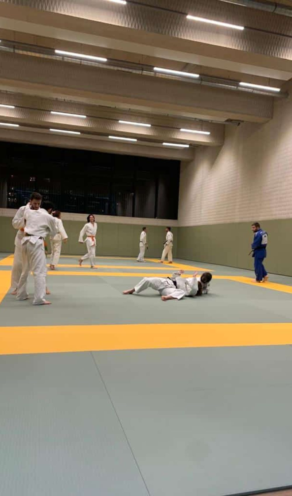 Cours de Judo au gymnase Lippmann 75017