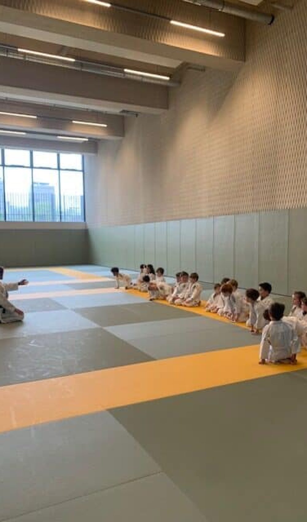 Judo enfants au Gymnase A. Lippmann paris 17eme