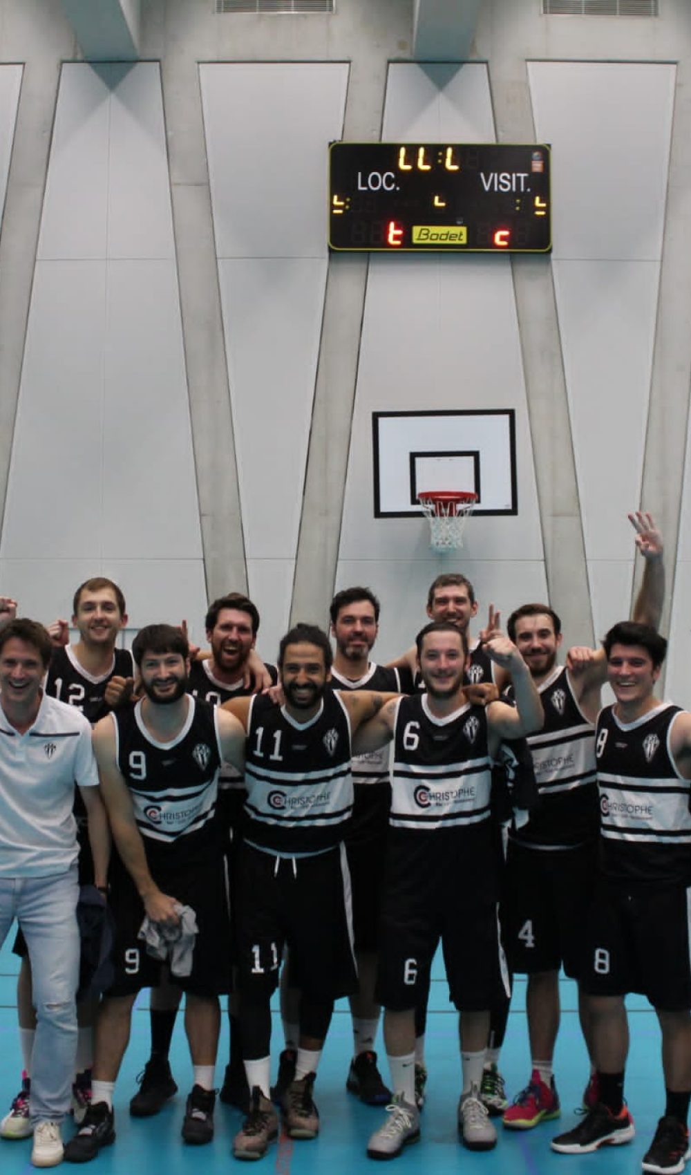 Equipe de Basket Hommes SCUF Salle Lipmann