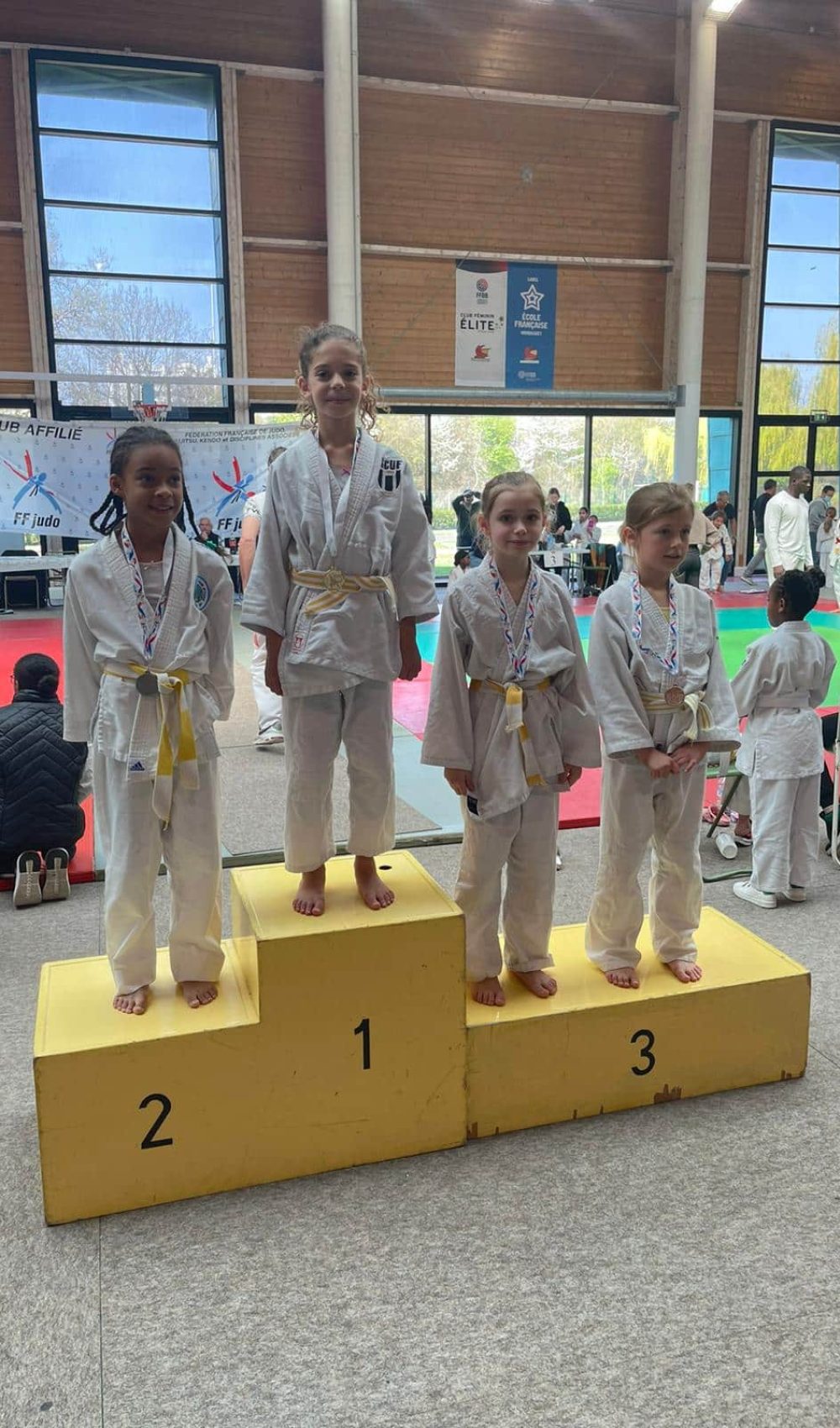 Podium Poussins Judo